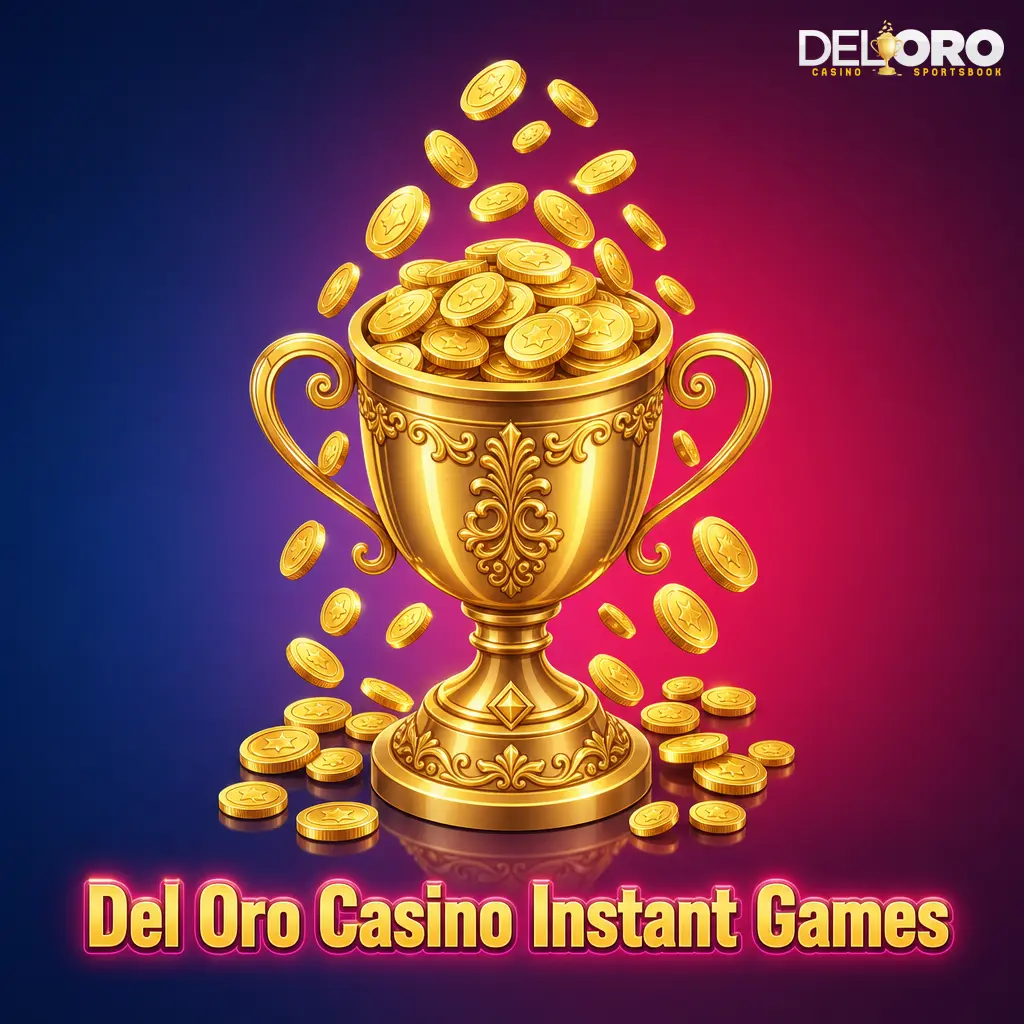 Del Oro Casino instant games for Canadian players: crash, fast lottery, Plinko, mines, dice and scratch cards