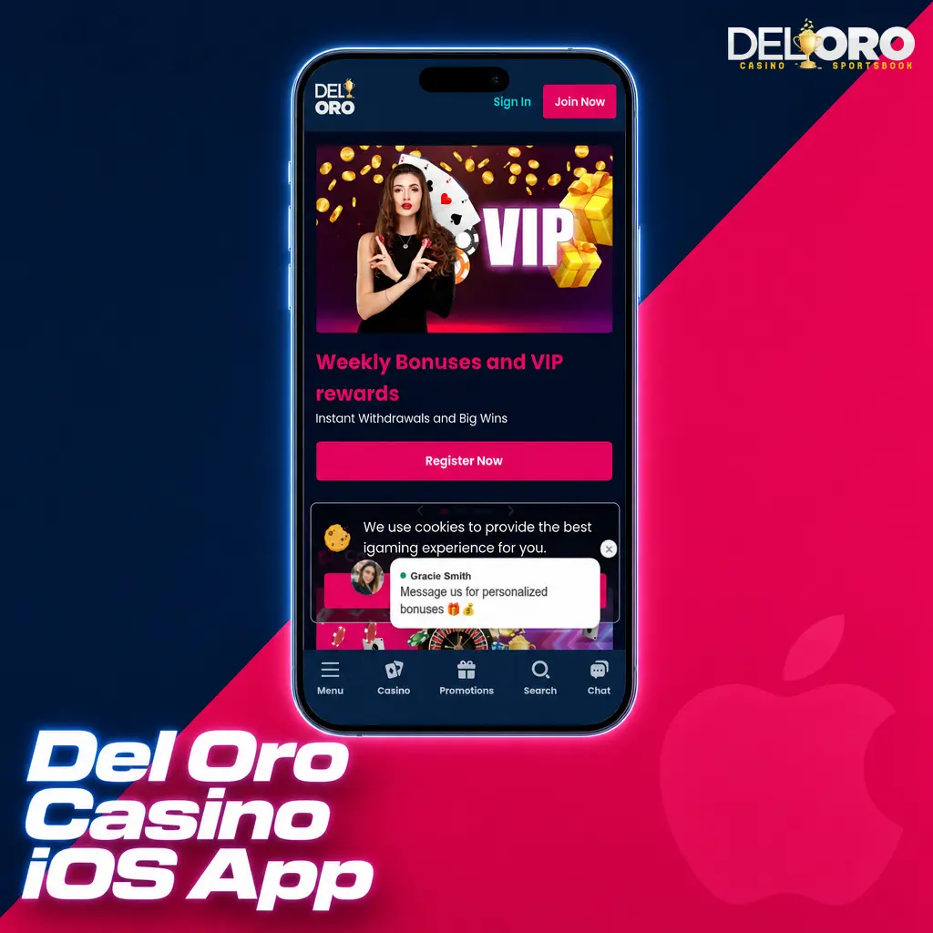 Del Oro Casino iOS app download and Safari shortcut setup instructions