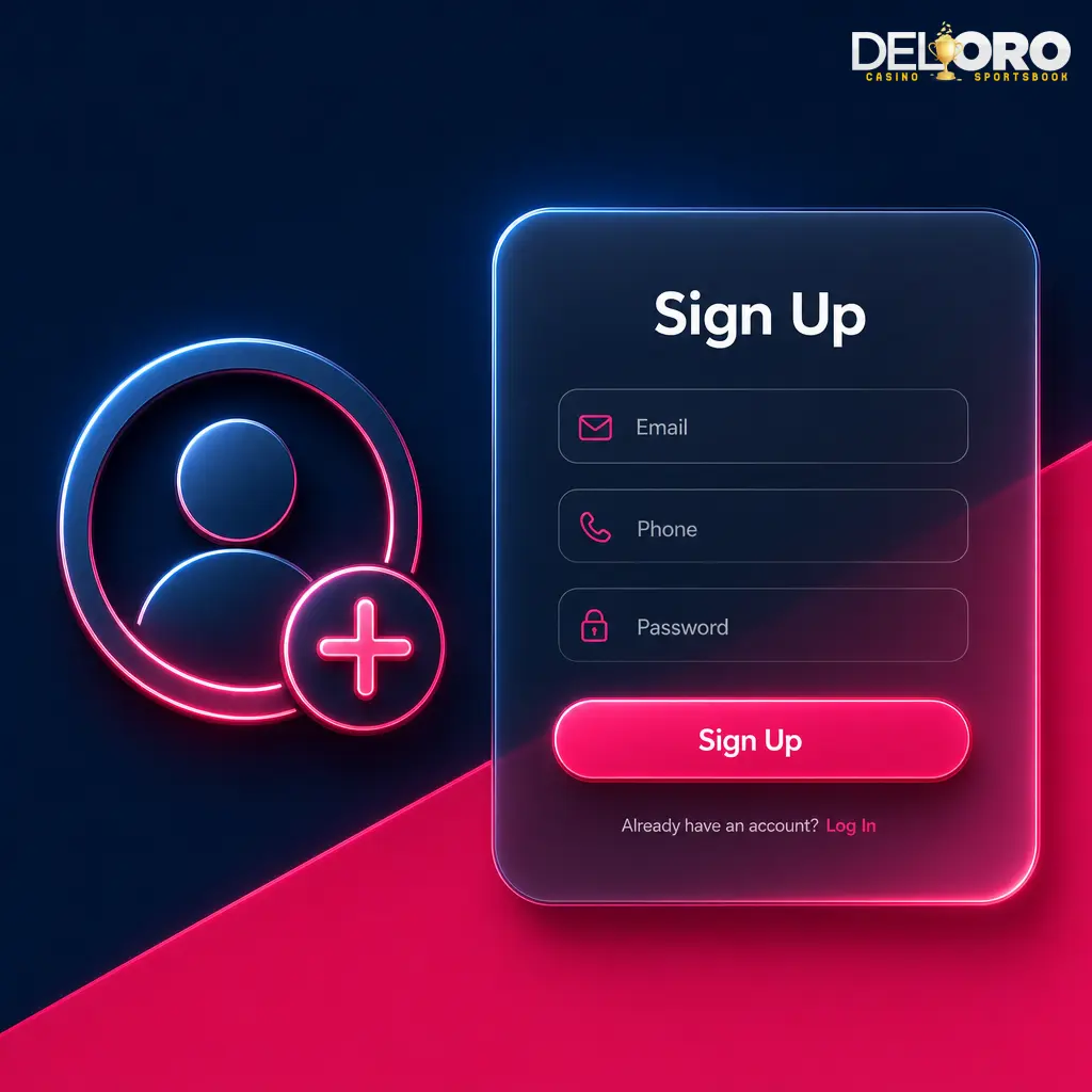 Del Oro Casino Canada registration steps for sportsbook, casino games, bonuses and secure account setup